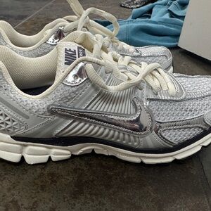 Nike Women's Metallic Silver Sneakers